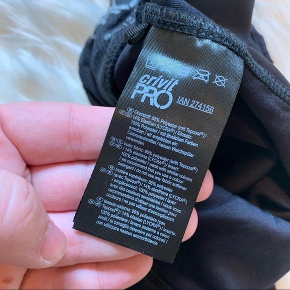 Crivit Pro Performance Running Capris Black - Picture 12 of 12